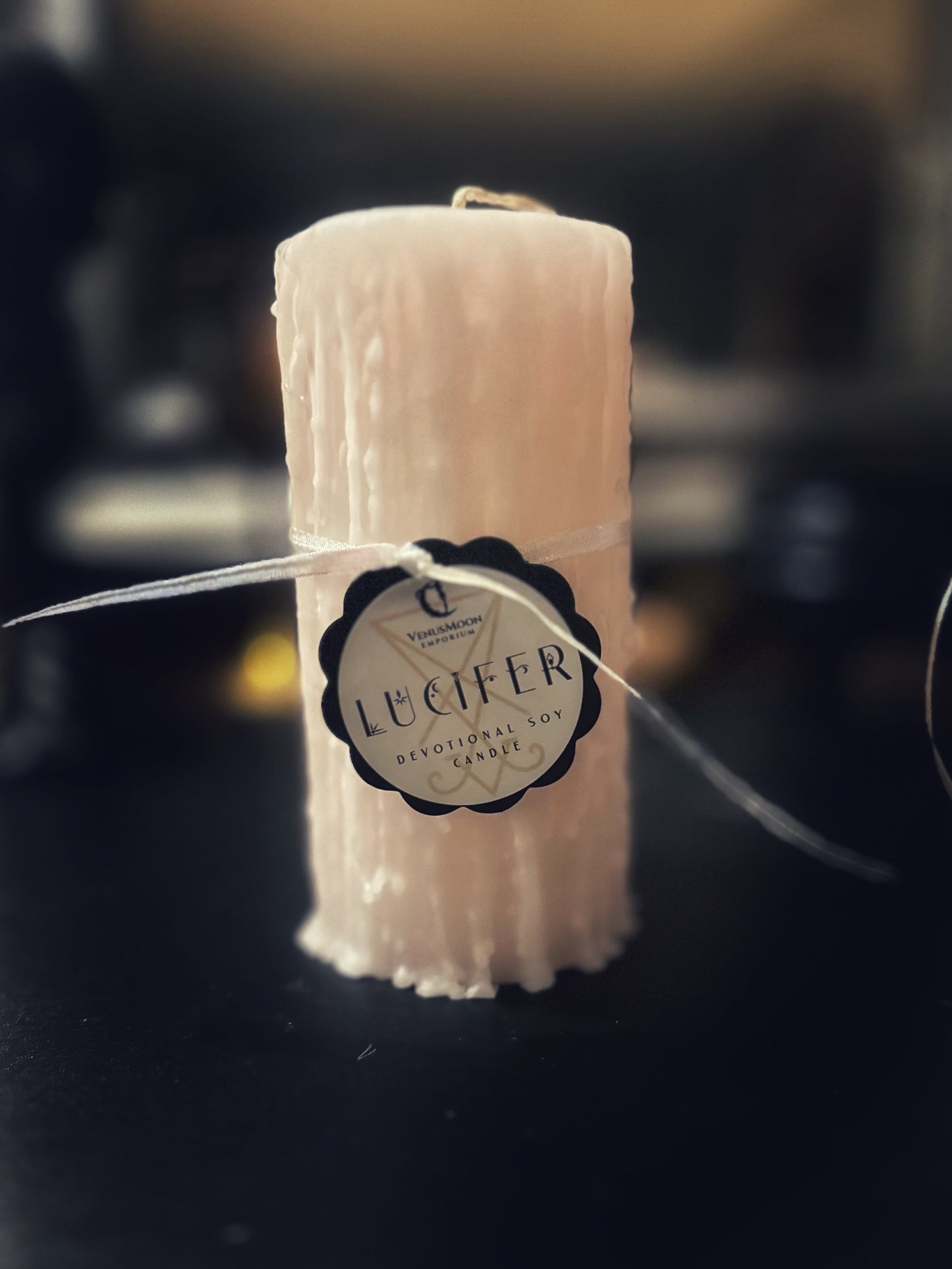 LUCIFER PILLAR CANDLE
