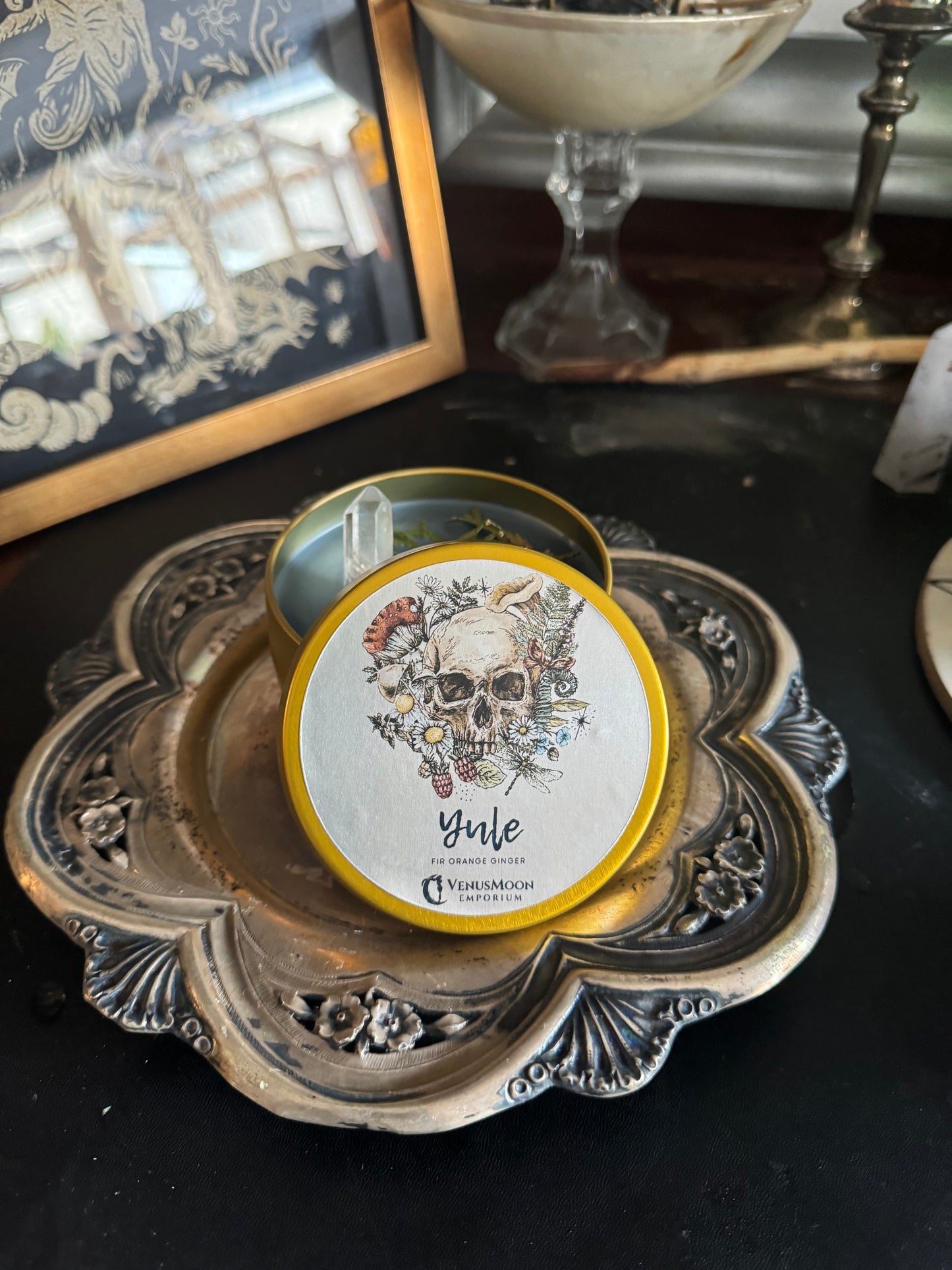 YULE Blessings Candle