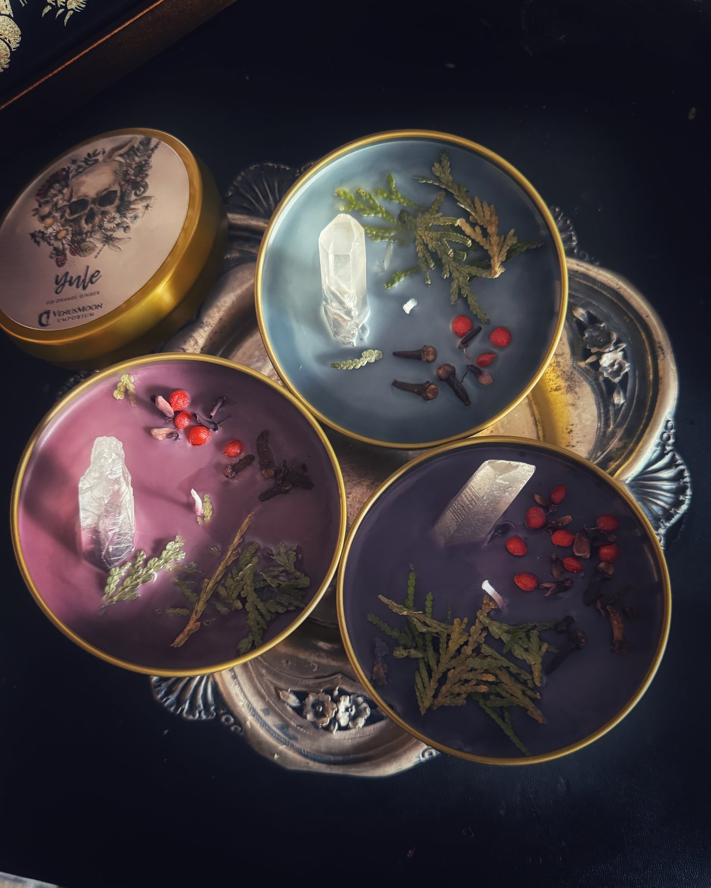 YULE Blessings Candle