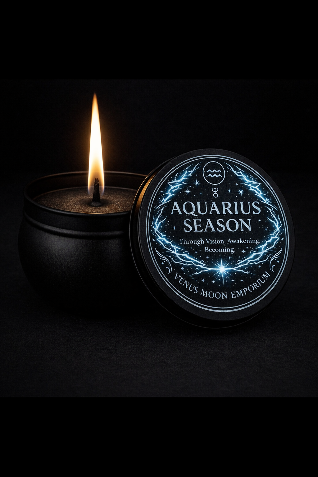 AQUARIUS Season Candle