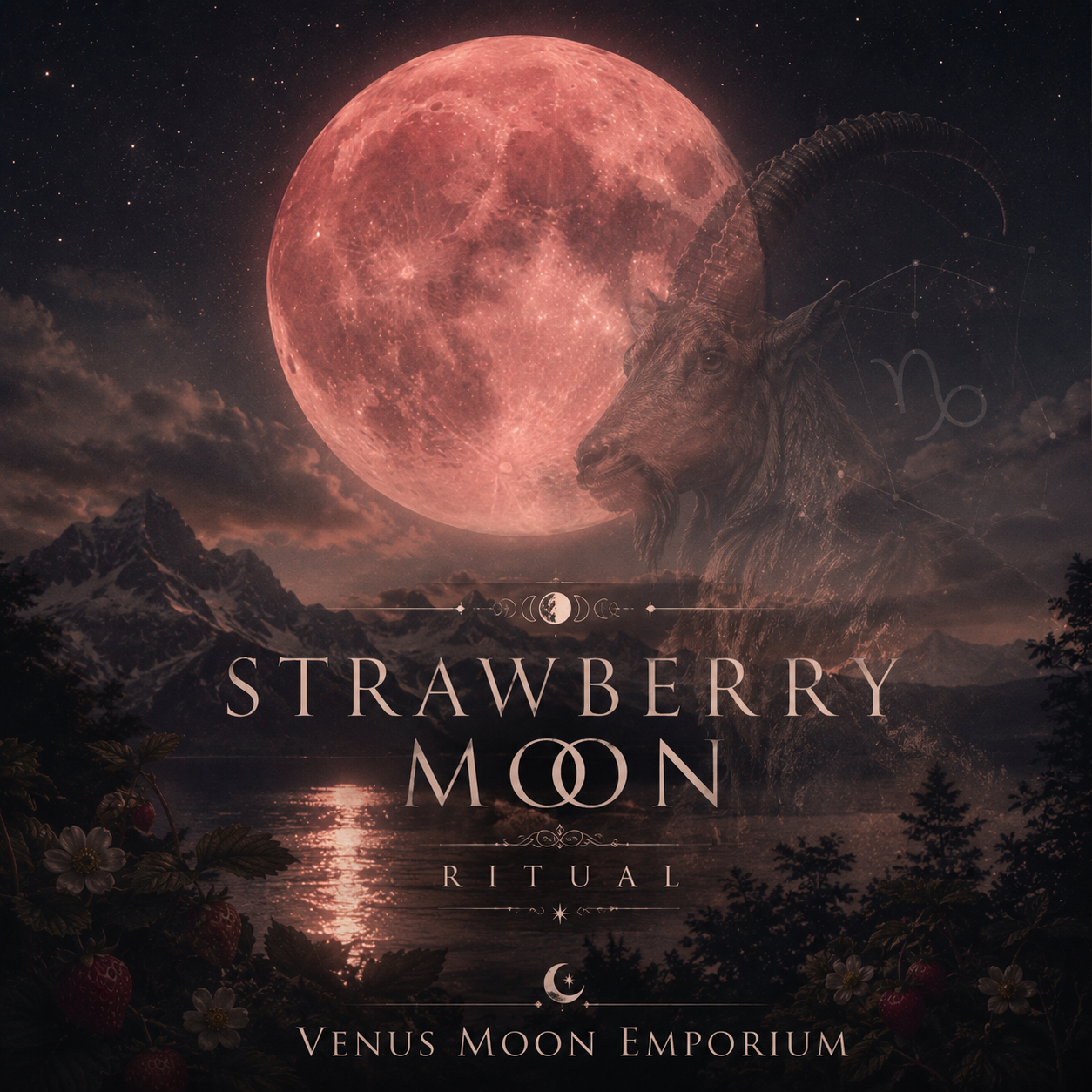 Strawberry Full Moon in Capricorn Ritual