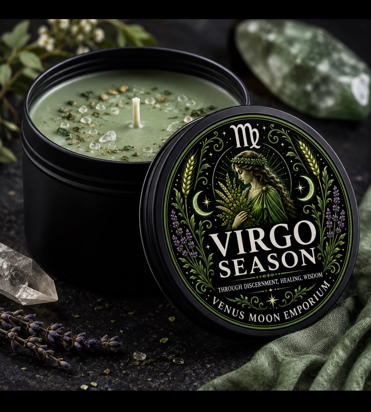 VIRGO Season Zodiac Candle