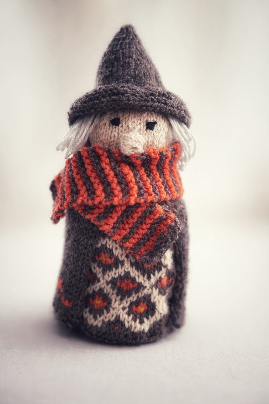 The Threshold Guardian - Hand Knitted Woodland Guardian Doll