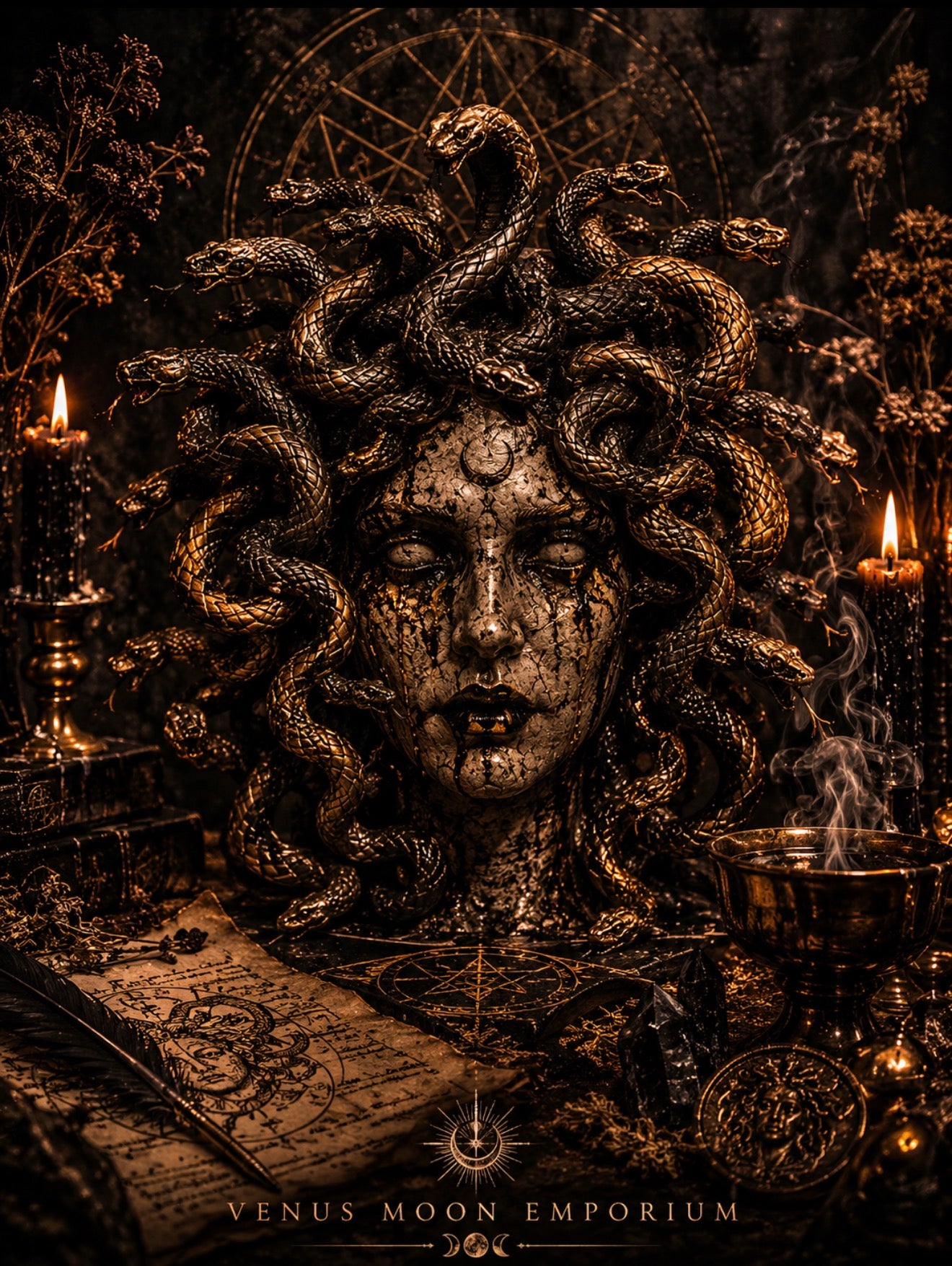 MEDUSA Pillar Candle