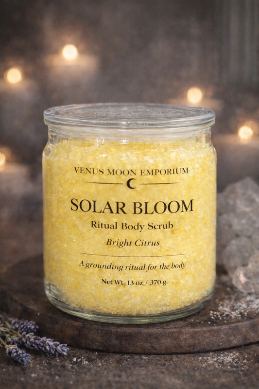 SOLAR BLOOM - Ritual Body Scrub, Bright Citrus