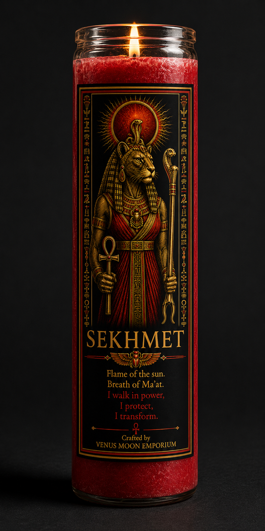 Sekhmet | 7-Day Devotional Fixed Candle
