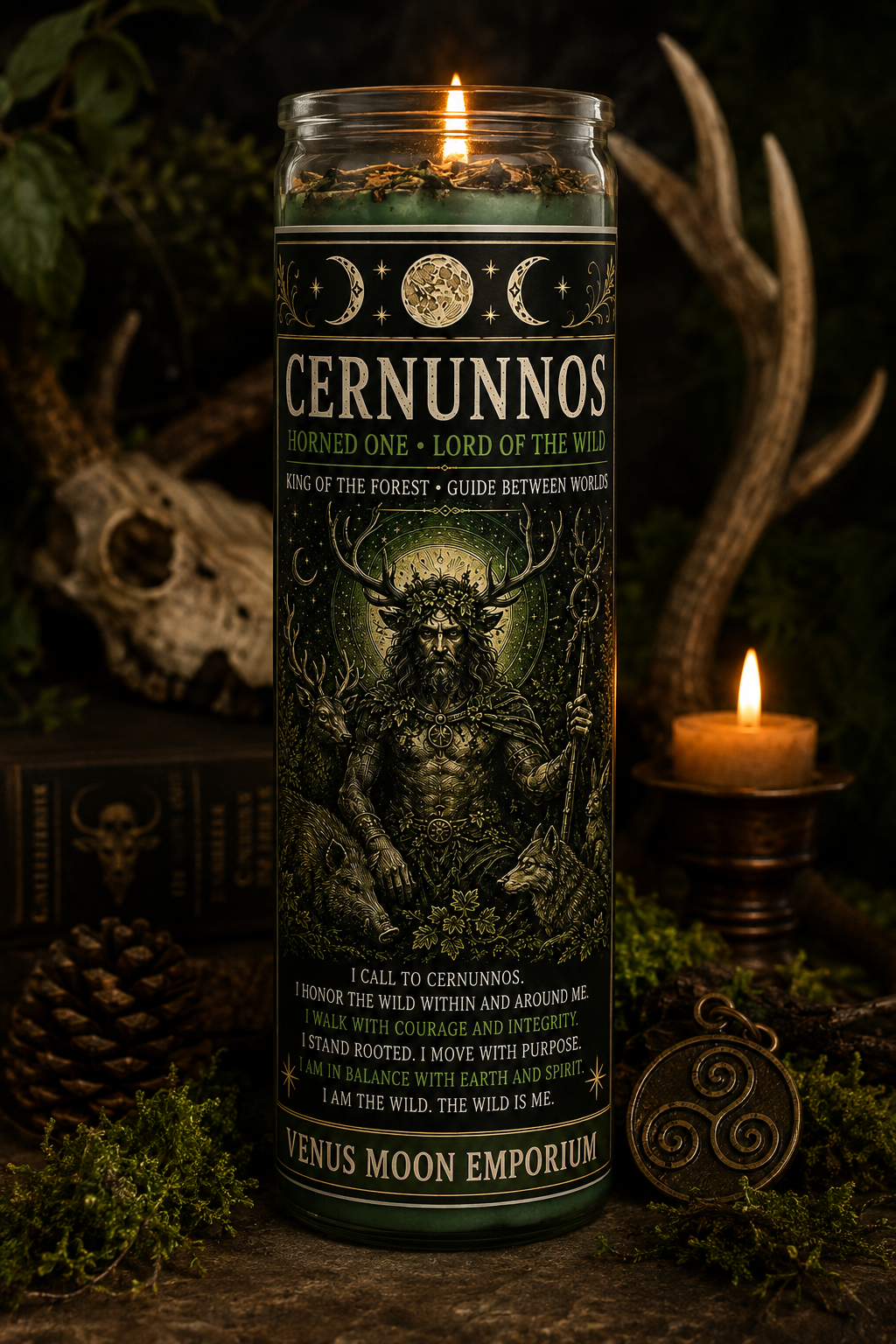 Cernunnos Seven-Day Ritual Candle